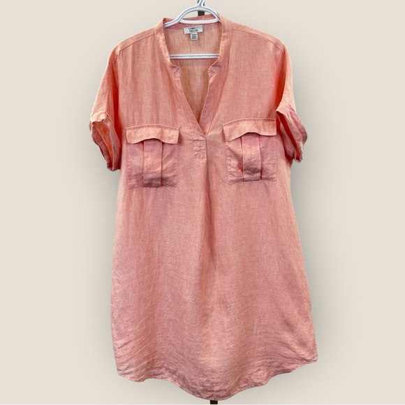 LORD & TAYLOR 100% Linen Dress sz XL - Picture 2 of 8